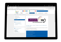 Servicecenter mit 115